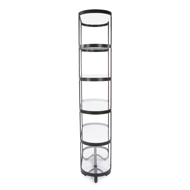 Kenneth Ludwig Chicago Brooklyn Iron Etagere For Sale - Image 4 of 9