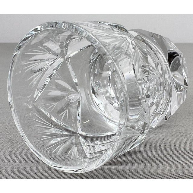 Crystal and Cut Glass Tray Shot Glasses, Set of 8 For Sale - Image 15 of 17