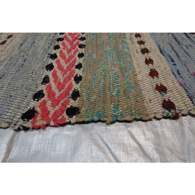 Rag Rug Swedish Mid Century For Sale In Miami - Image 6 of 7