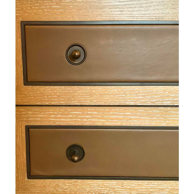 Revelation Modern Cerused Oak Finished Hide Away Two Drawer Chest For Sale - Image 4 of 7