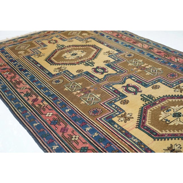 Antique Shirvan Rug 4'1'' x 6'9'' For Sale In New York - Image 6 of 10