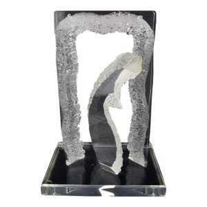 1970s Modern Abstract Acrylic Sculpture by Hivo Van Teal