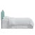 Transitional Ashland Headboard in Caribbean Classic Velvet, Twin For Sale - Image 3 of 6