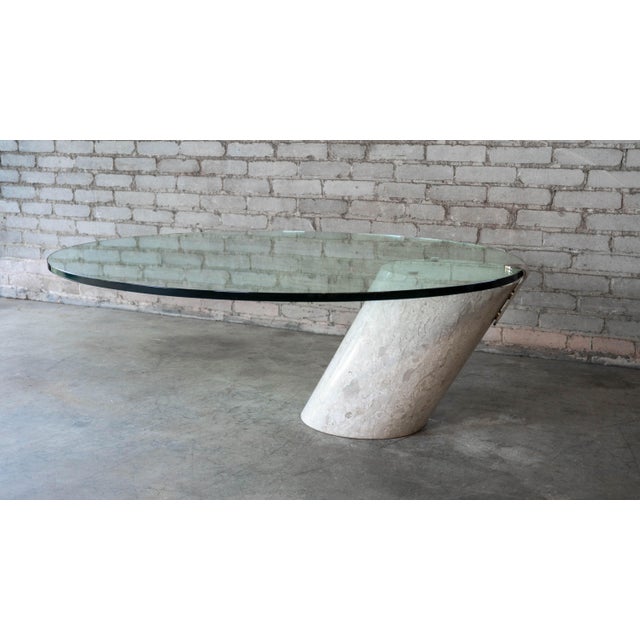 Stone Vintage Ronald Schmitt 'K1000' Attr. Travertine Coffee Table, C. 1970s. For Sale - Image 7 of 18