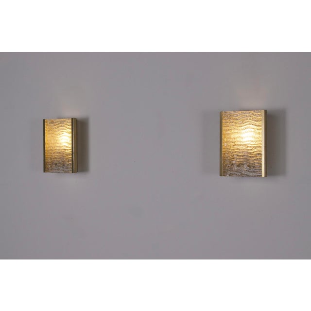 Small Vintage Italian Murano Wall Sconces, 1960s, Set of 2 For Sale - Image 6 of 15