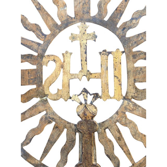 Mid 19th Century Austrian Processional Cross Antique For Sale - Image 5 of 6