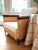 Donghia Lounge Chair in Rattan and Mahogany For Sale - Image 11 of 16