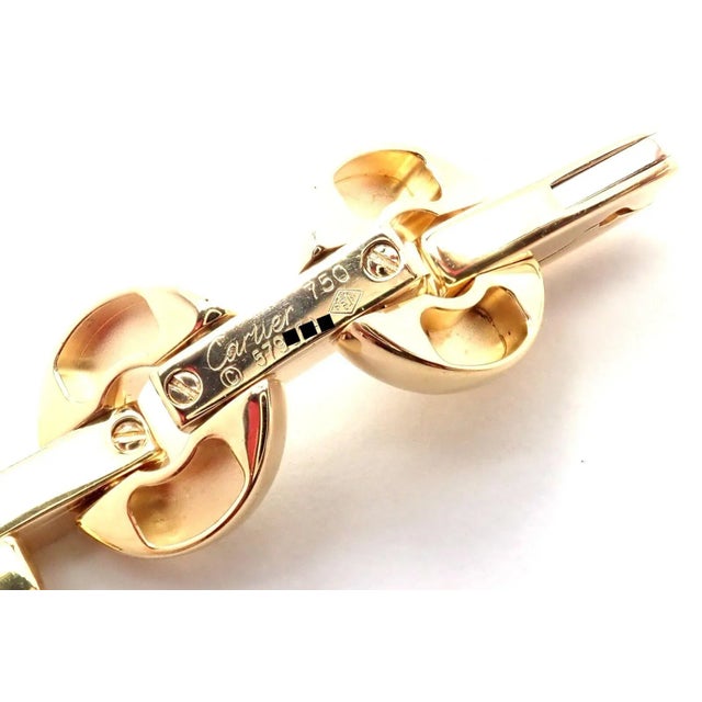 Contemporary Cartier Panthere 18k Gold Black Lacquer Spot Link Bracelet Paper For Sale - Image 3 of 12