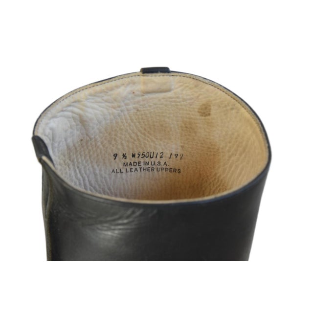 Vintage Equestrian Riding Leather Boots For Sale - Image 4 of 8