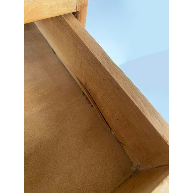 Vintage Brass and Wood Console, 1950s For Sale - Image 13 of 16