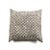 Textile Classic Oasis Charcoal Silk Pillow in Wax Block Print by Studio Variously For Sale - Image 7 of 7