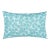 The House Of Scalamandré May Lumbar Pillow In Turquoise For Sale