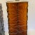 Glass Amber-Brown Textured Wavy Glass Table Lamps in the Mid-Century Modern Taste - A Pair For Sale - Image 7 of 12