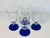 Bring timeless elegance to your table with this stunning set of four vintage water stems from the 1960s. Featuring...