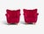 Swedish Cabinetmaker, Lounge Chairs, Red Velvet, Lacquered Wood, Sweden, 1940s For Sale - Image 4 of 13
