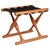 Danish Modern Gold Hill Stool in Oak and Black Leather attributed to Poul Hundevad, 1960 For Sale - Image 17 of 17