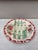 Majolica asparagus plate with flowers, each plate have differents flowers signed Longchamp, circa 1890.