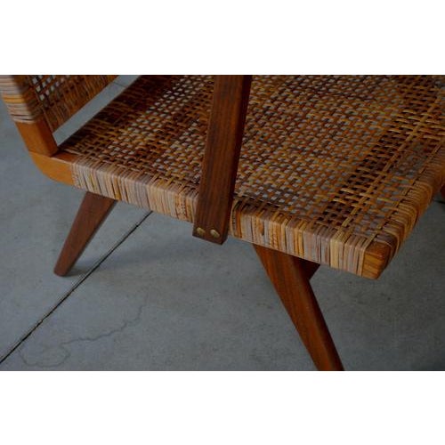 Dutch Teak and Webbing Chairs, 1950s, Set of 2 For Sale - Image 10 of 17