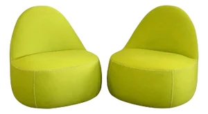 Pair of "Mitt" Lounge Chair by Bernhardt Design