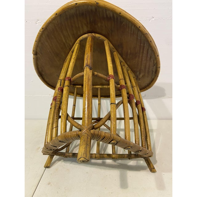 Bamboo Coffee Table, 1956 For Sale - Image 9 of 12