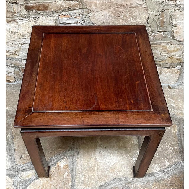 Asian Vintage Ming Style Side Table For Sale - Image 3 of 8