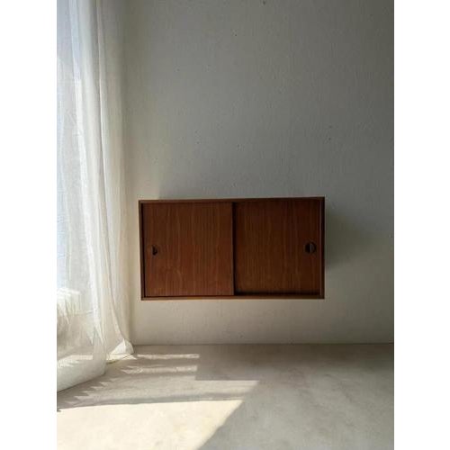 Danish Teak Wall Sideboard from HG Furniture, 1960s For Sale - Image 9 of 17