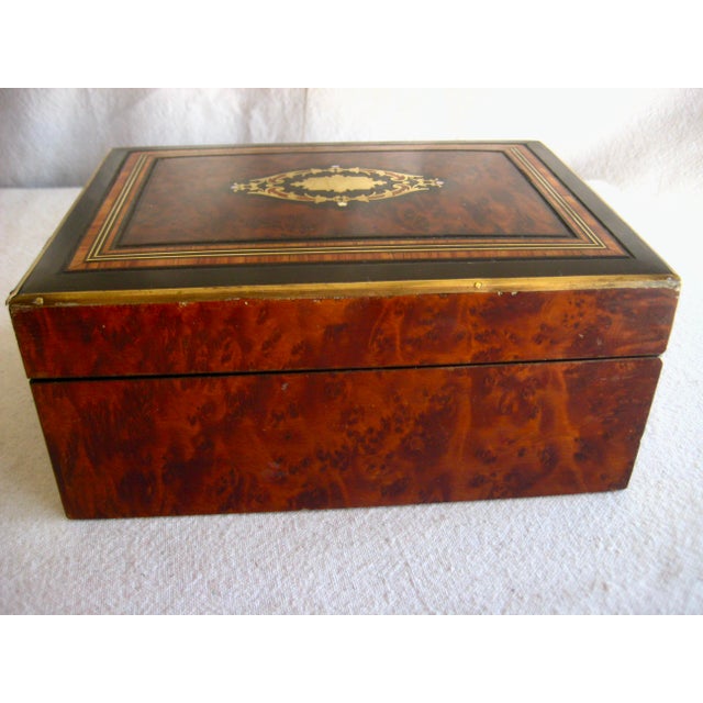 Mid 19th Century French Napoleon III Sewing Box For Sale - Image 9 of 12