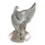 1990s Lalique ‘Dea’ Dove Large Sculpture French Crystal Sculpture France Signed For Sale
