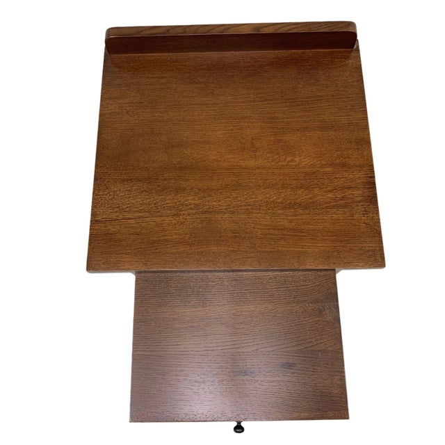 Crofter Style 3 Drawer End Table With Writing Tray-Michael Cherry-Mc3 For Sale - Image 12 of 18