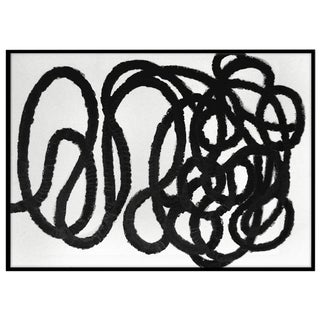 Abstract Squiggle No. 2 Painting - 38 48 For Sale