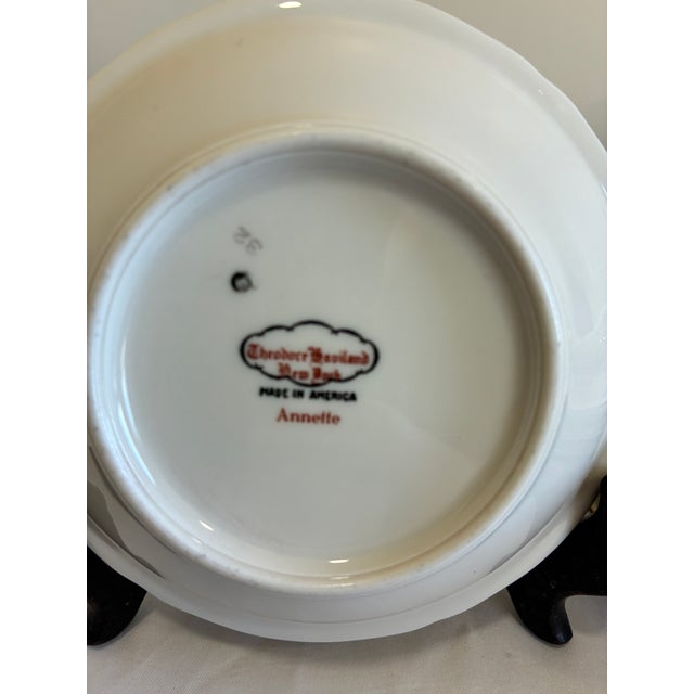 Vintage Theodore Haviland Annette Floral Berry Bowls – Set of 7 For Sale - Image 10 of 11