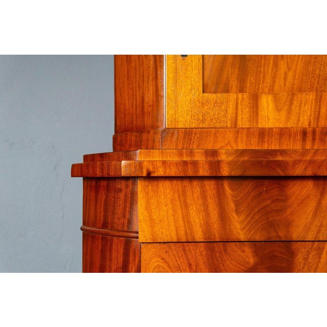 Biedermeier Brown Corner Cabinet For Sale - Image 15 of 18