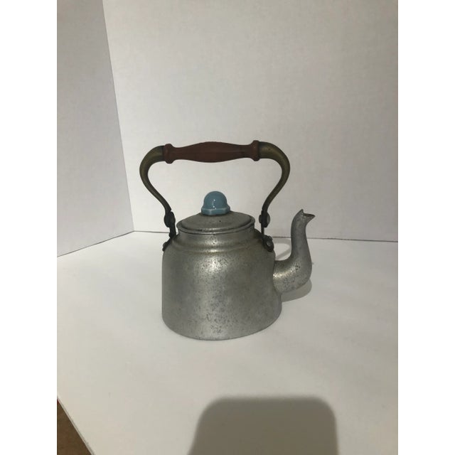 Vintage Aluminum Tea Kettle For Sale - Image 12 of 13