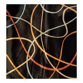 Vintage Clarence House "Celebration Swirl" Velvet Fabric- 3.25 Yards For Sale