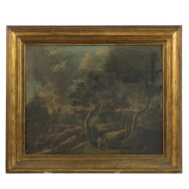 European School Artist, Landscape, Painting on Canvas For Sale - Image 6 of 6