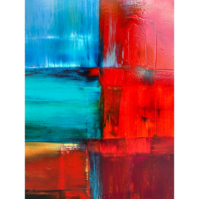 Contemporary Anthony Liggins Abstract Acrylic Painting and Signed Book "Who Loves You Baby" - Set of 2 For Sale - Image 3 of 13