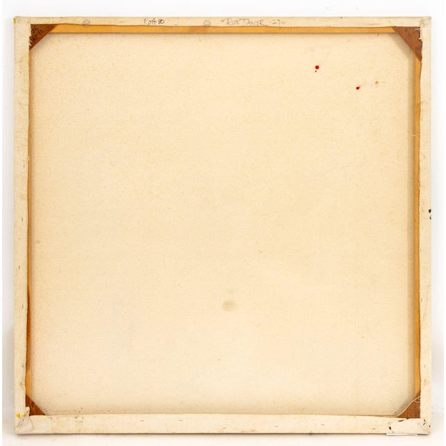 Textile Jack Roth "Rope Dancer 27" Acrylic on Canvas, '80 For Sale - Image 7 of 11