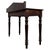 19th Century English Antique Oak Side Table with Gallery Back For Sale - Image 6 of 11