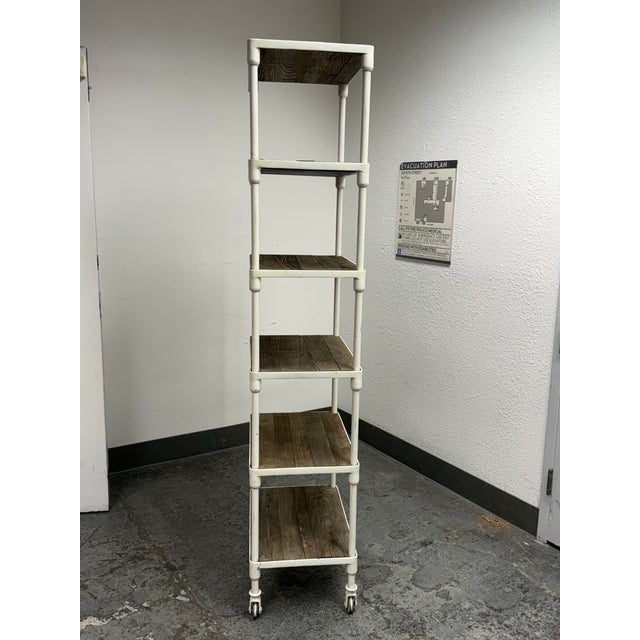 Restoration Hardware Luay Al-Rawi for Restoration Hardware Dutch Industrial Narrow Single Shelving For Sale - Image 4 of 12
