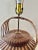 Vintage 1970s Wicker Basket Table Lamp For Sale - Image 4 of 11