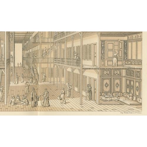 Late 19th Century Racinet, Ottoman Harem Interior, Constantinople, 1888, Print For Sale - Image 5 of 9