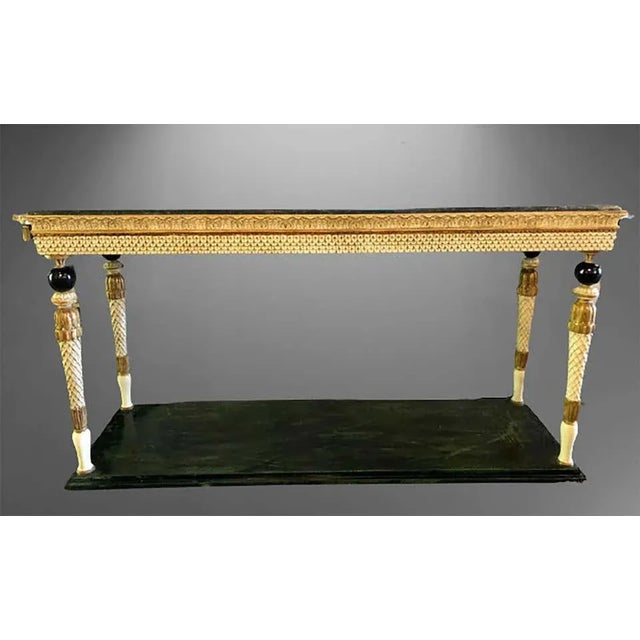 Neoclassical Style Marble-Top Consoles Attributed to Maison Jansen - a Pair For Sale - Image 4 of 13