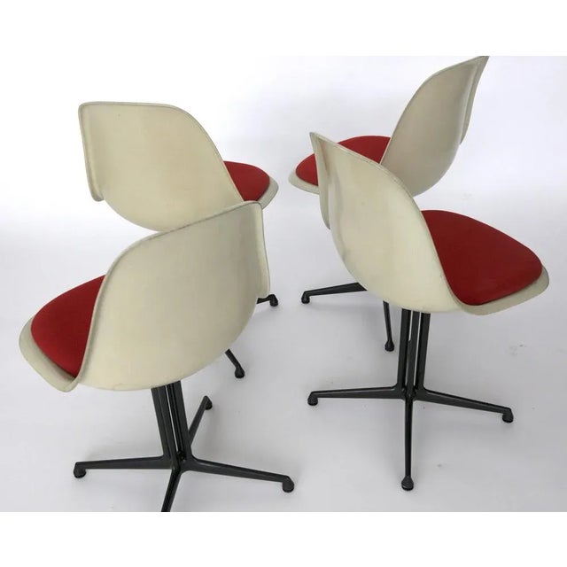 La Fonda Chairs by Charles & Ray Eames for Herman Miller, Set of 4, in Very Good conditions. Designed 1960 to 1969 This...