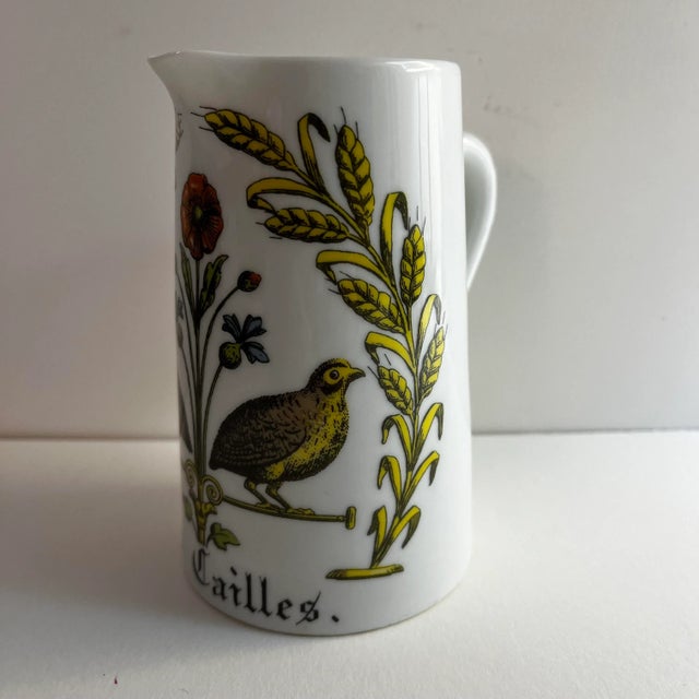 White Vintage d'Auteuil Porcelain France Quail Creamer For Sale - Image 8 of 8