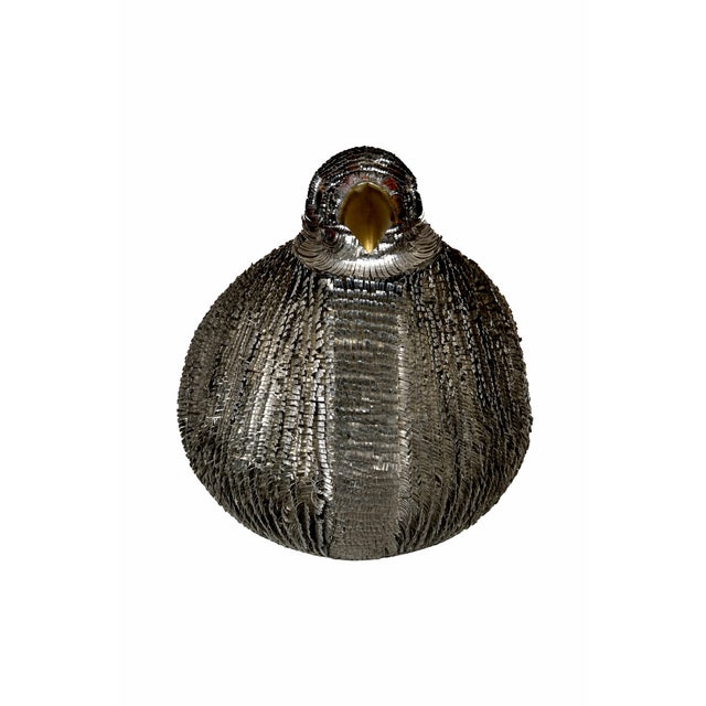 Brutalist 1960s Sergio Bustamante Brutalist Mixed-Metal Bird Sculpture For Sale - Image 3 of 9