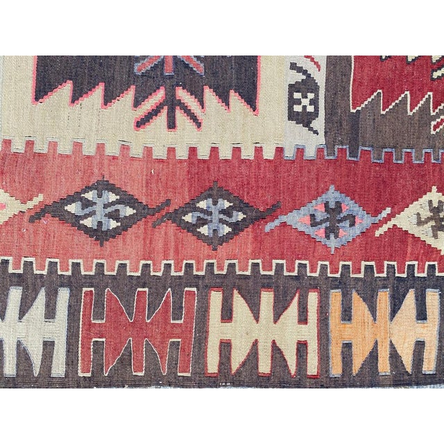 Vintage Turkish Kilim, 1960s For Sale - Image 6 of 14