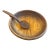 Vintage Dough Bowl and Ladle For Sale