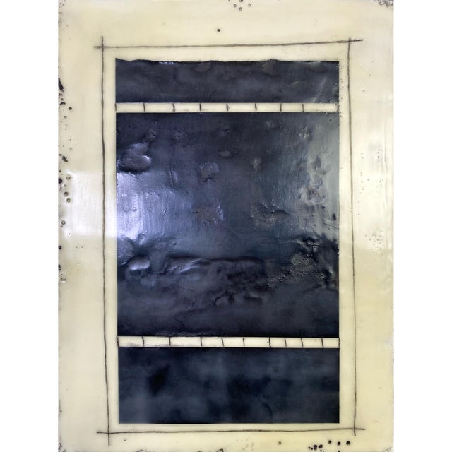 Encaustic Collage Installation - "Cavalo" by Gina Cochran - 9 Panels For Sale - Image 6 of 11