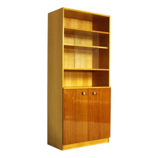 Bookcase Beech Cabinet, 1970s For Sale