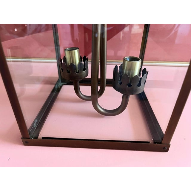 Copper 1960s Lantern Light by Moe For Sale - Image 8 of 18